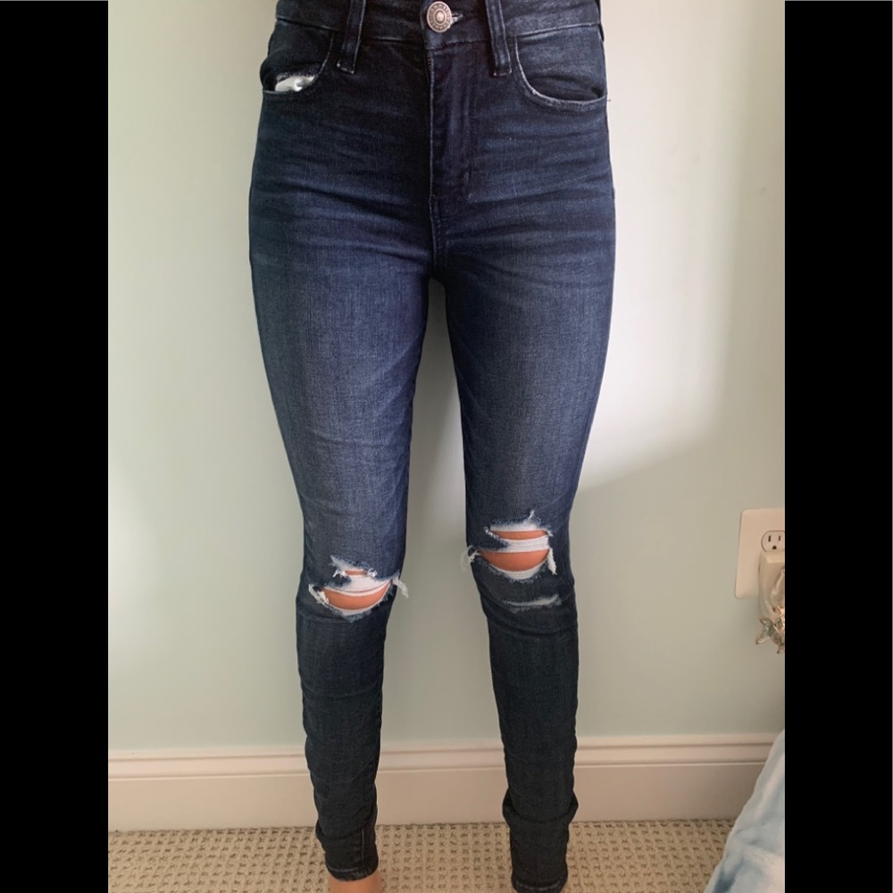 AmericanEagle dark wash 360 next lvl stretch jeans